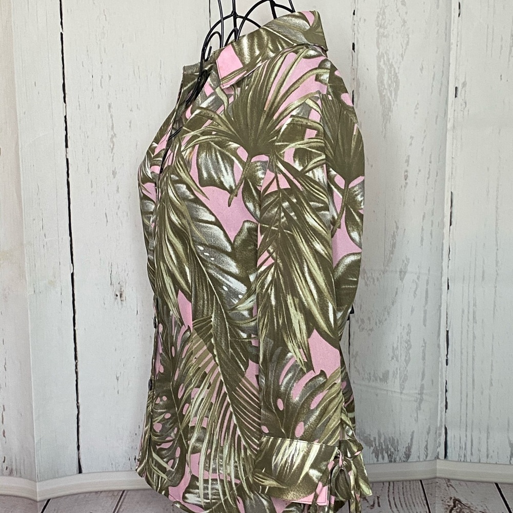 Tropical Button Down Top - image 4